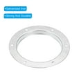 thumbnail image 4 of Uxcell 6" Metal Duct Connector Flange Straight Pipe Exhaust Flange Duct Mounting Plate 2 Pack, 4 of 5