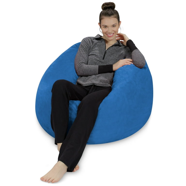 Sofa Sack 6 ft Large Bean Bag Lounger, Blue