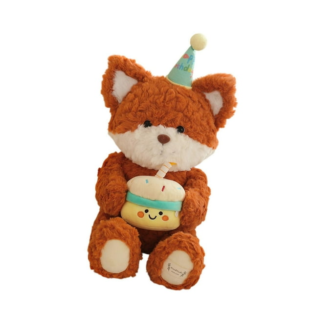 Peluche de juguete para decoración del hogar, juguete de peluche coleccionable, muñeco de peluche, muñeco de peluche Zorro