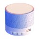 thumbnail image 2 of Altavoz Bluetooth pequeño con grietas, subwoofer portátil para exterior, pequeño altavoz inalámbrico, mini altavoz luminoso para escritorio en casa, azul, 2 of 8