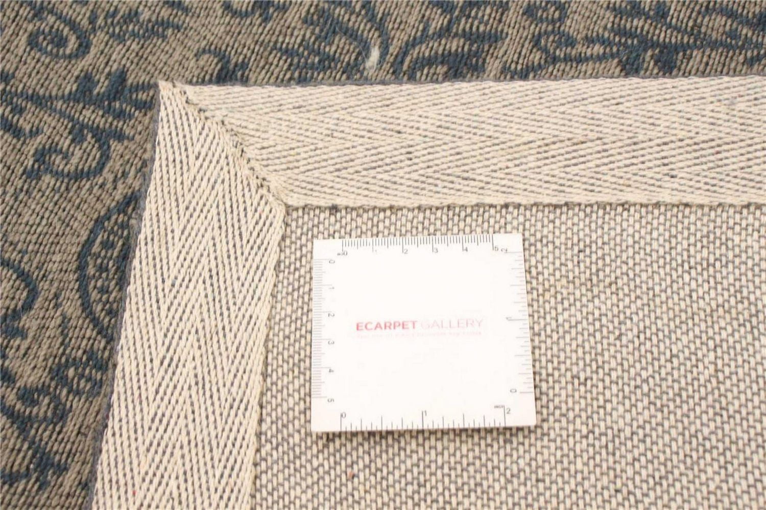 ECARPETGALLERY 4'9" x 6'9"  Transitional Collage Handmade Area Rug for Living Room, Dining Room and Bedroom in Yellow