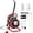50FT x 3/8 Inch - Standard (Manual Feed), variant on 75FT 3/8 Inch Electric Sewer Snake, Auto Feeding Drain Auger Cleaner with 4 Cutter Heads & Foot Switch – 2" to 4" Pipe Drain Cleaner Machine for Home & Professional Use