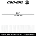 thumbnail image 3 of Can-Am 704906266 OEM Left Hand Door Decal 2017-2024 Maverick X3 R XRS XDS Turbo, 3 of 5