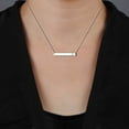 thumbnail image 5 of aaXia 10K White Gold Diamond Accent Paw Print Bar Necklace, 5 of 5