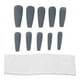 thumbnail image 2 of Uñas postizas de ataúd extralargas, 10 piezas de uñas postizas de cobertura completa, uñas postizas de ataúd probadas profesionalmente, 2 of 5