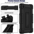 thumbnail image 5 of Kebiory for TCL Tab 8 LE Case,Heavy-Duty Shockproof Kids Friendly with Shoulder Strap & Stand Rugged Protective Case for TCL TAB 8 LE (Model:9137W)/TCL TAB 8 WiFi (Model:9132X)(Black/Black), 5 of 7