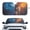Blue and Orange - Tiger Wolf, variant on LedBack Sea Turtle Print Car Windshield Sun Shade Visor Ultraviolet-Proof Auto Sunshade Front Window Foldable with Storage Bag, Suitable for Most Cars