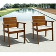 thumbnail image 6 of Amazonia Gerald 7 Piece Eucalyptus Rectangular Patio Dining Set with Off-White & Beige Striped Cushions, 6 of 8