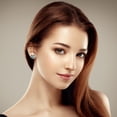 thumbnail image 6 of HANXIULIN Gold Plated Heart Shaped Earrings Women's Delicate Earrings Studs Jewelry Gift, 6 of 8