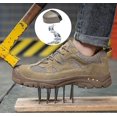 thumbnail image 2 of Zapatos de seguridad laboral para hombres, zapatos de seguridad antigolpes, ligeros y transpirables con cabeza de acero, 2 of 5
