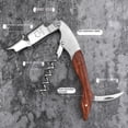 thumbnail image 3 of Abridor de botellas de vino, cuchillo de vino portátil, tapón de vino multifunción, destornillador, cuchillo de caballo para el hogar, juego de vino, 3 of 4