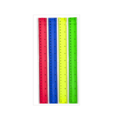 CCOCC 4Pcs Rulers,Colorful Framing Square,Portable Measuring Tool