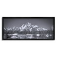 thumbnail image 2 of Stupell Industries Icy Marina Bay Boat Port Snowy Mountain Summit,30 x 13, Design by Daniel Sproul, 2 of 5