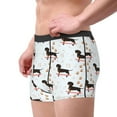 thumbnail image 2 of Pofeuu Dachshund On A Skateboard Print Men’s Boxer Briefs, Moisture-Wicking Underwear, Regular,Trunk-Small, 2 of 5
