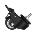 thumbnail image 4 of Tool Cart  Universal Wheel  Trolley  Bearing 2in Manganese Steel Bracket TPU Universal Caster Tool Cart Wheel With BrakeThreaded Rod M12, 4 of 8