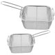 thumbnail image 4 of Oil Frying Basket Stainless Steel for Kitchen Use 2Pcs Reusable Fry Basket, 4 of 5