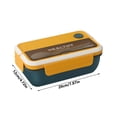 thumbnail image 2 of WIFKLSIIPG Déjeuner Étudiants Compartiment Bento Portable Four à Micro-Ondes Japonais Isolé, 2 of 4