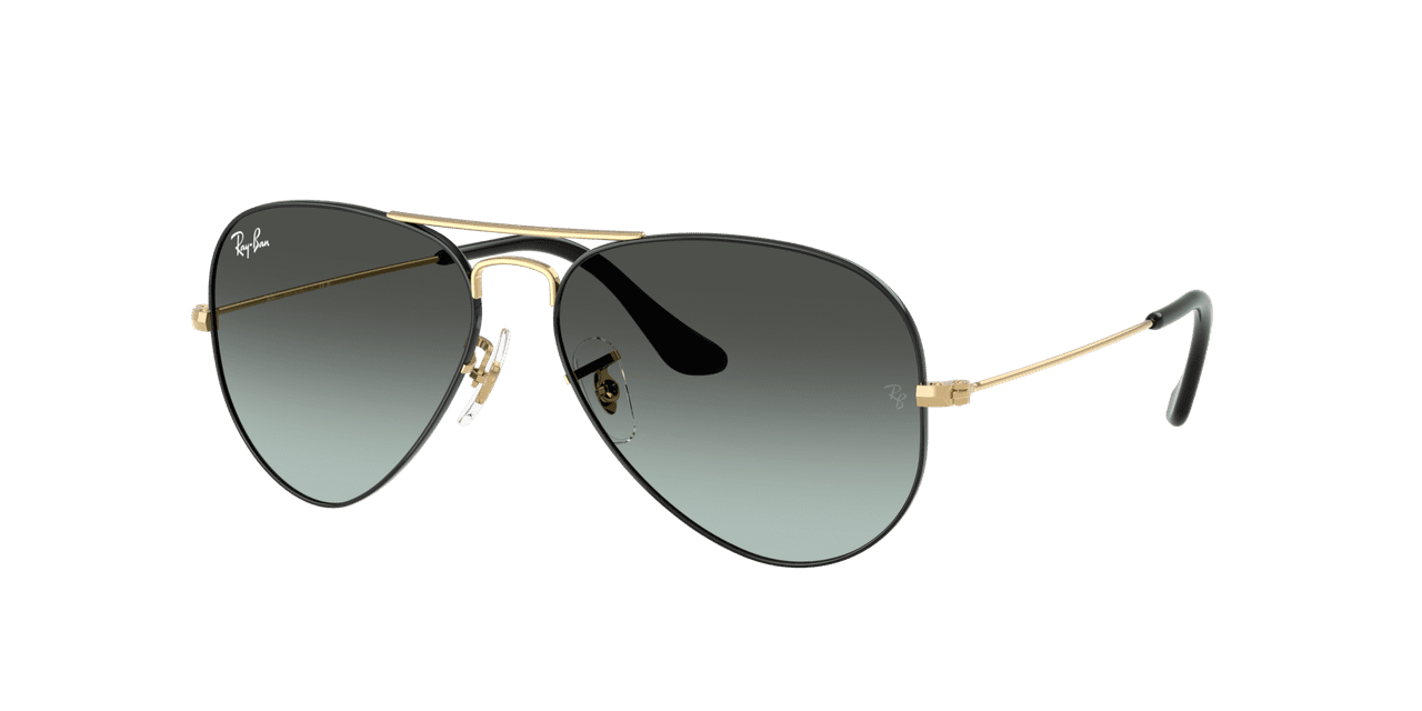 Ray-Ban, Aviator Small Metal Frame Sunglasses, RB3044, Green