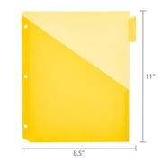 Pen+Gear Vibrant Color 8-Tab Dividers with Pockets