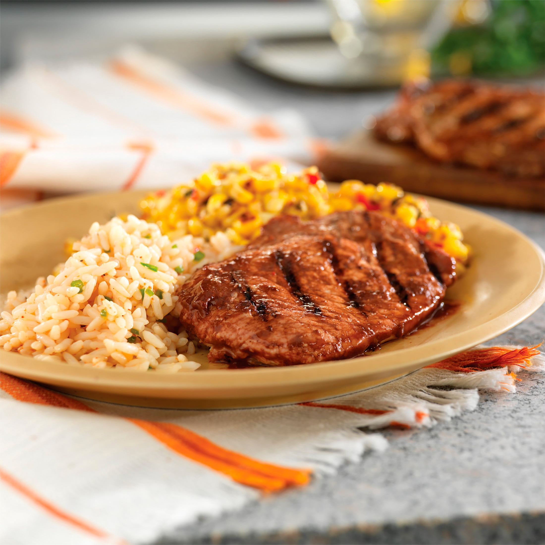 Pork Loin Ribeye Chops, Boneless, 6 count, 1.62 - 3.5 lb Tray