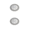 thumbnail image 1 of Moyic Cubierta de drenaje de suelo de silicona, portátil, colorido, para interior, fregadero de cocina, colador de inodoro, accesorios de Gris blanco 2Conjunto, 1 of 6