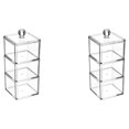 thumbnail image 4 of Wosthever Caja elegante de acrílico para almacenamiento, para mantener el escritorio organizado, caja de almacenamiento para cosméticos SF1183 SF1183 2Conjunto, 4 of 6