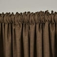 thumbnail image 4 of 3S Brother's Home Decorative Mink Curtains 100" Wide Extra Long Luxury Colors Linen Look Custom Made 5-25 Feet Made in Turkey Hang Back Tab & Rod Pocket Single Panel Home Décor (100"Wx252"L), 4 of 6