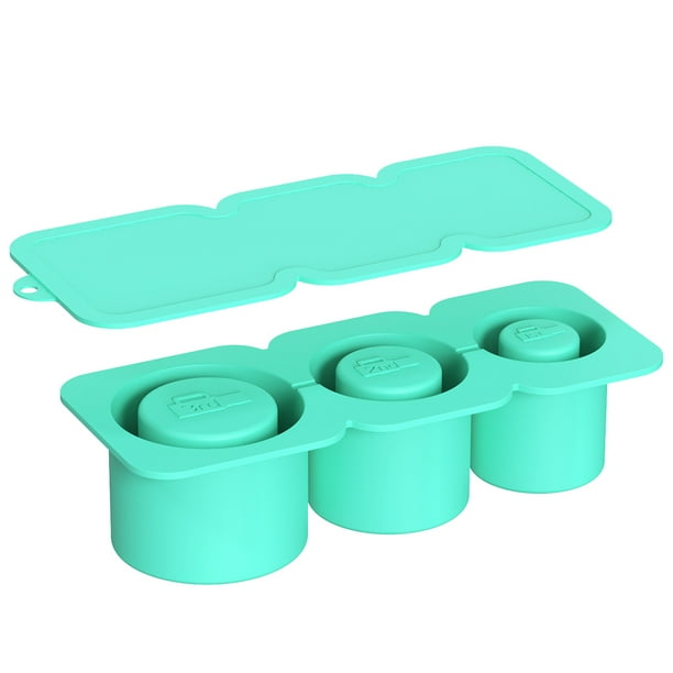 Bandeja Hielo Bandeja Hielo Gran Capacidad Molde para Hielo Bandeja Hielo Silicona Adecuada para 30 Oz/40 Oz (verde) Verde