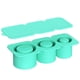 thumbnail image 3 of Bandeja para cubitos hielo con tapa moldes cilíndricos silicona tazas 30-40 onzas () verde, 3 of 4