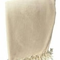 thumbnail image 1 of Charm solid throw 50"x60" - Ecru, 1 of 1