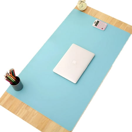 

Rectangular Tablecloth Solid Color PVC Tablecloth Easy To Clean Wipeable Waterproof Dust Proof Table Cover For Desk Study Computer -Blue C-40x60CM