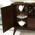 thumbnail image 3 of Atlin Designs Buffet et Casier à Vin Brun Auburn, 3 of 4