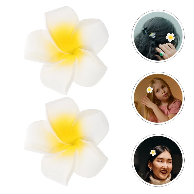 unbranded 10Ud Accesorios De Plumeria Artificiales Para Peinados Y Hawaiana