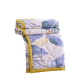 thumbnail image 2 of Tuvgenk Polyester Quilts Floral Twin Blue Blanket Cooling Lightweight Summer Comfort Travel Cover Blanket for Beds, 2 of 6