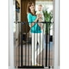 Kinbor 41 inch Extra Wide Baby Gate Safety Gates with 6-Inch Extension 4 Pack Pressure Mount, Black