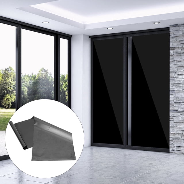 unbranded Película Adhesiva Para Ventana Blackout Con Protección Uv Y Fácil Remoción Para Interiores