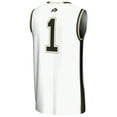 thumbnail image 3 of GameDay Greats  White #1 Colorado Buffaloes Replica Lightweight Basketball Jersey, 3 of 4