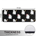 thumbnail image 5 of Kitchen Rugs Sets Of 2,Halloween Cute Ghosts Pattern Anti Fatigue Kitchen Mat Rugs Non Slip Washable,Decorative Kitchen Floor Mats for Kitchen,Sink,Laundry,17"x47"+17"x47", 5 of 5