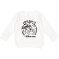 thumbnail image 2 of Inktastic Summer Vacation Mode Carmel Beach California Toddler Sweatshirt, 2 of 4