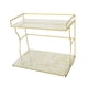 thumbnail image 5 of Organizador de encimera de baño de 2 niveles para recepciones de boda, estante para especias de cocina, hogar Blanco, 5 of 9