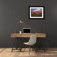 thumbnail image 3 of Drost, David 14x12 Black Ornate Wood Framed with Double Matting Museum Art Print Titled - Canyon View III, 3 of 4
