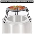 thumbnail image 4 of REDCAMP Folding Campfire Grill Grate Top for Solo Stove Bonfire, Portable Iron Campfire Tripod with Steel Grill for Bonfire Fire Pit, Dutch Oven, Open Fire Tripod Grill with Legs, Diameter: 18", 4 of 9