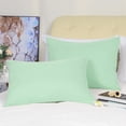 thumbnail image 2 of Taies d'Oreiller Bleu Spa en Microfibre Douce avec Fermeture Éclair King, Lot de 2, 2 of 8