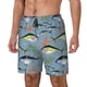 thumbnail image 1 of Balery Various Wild Sea Fish Bañador para hombre, shorts de playa de secado rápido con entrepierna y forro de compresión-Medium, 1 of 6