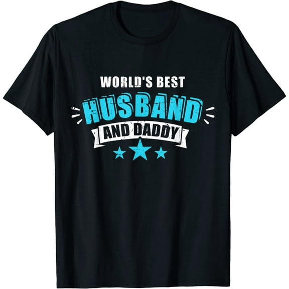 World's Best Husband and Dad Gift for Father's Day T-Shirt