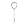 thumbnail image 2 of Diamond2Deal 14K Pendentif Initiale Lettre à Bulles en Or Blanc pour Femmes, 2 of 6