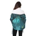 thumbnail image 4 of FORMRS Womens Scarf Winter Soft Long Big Warm Shawls Wrap Tassel Scarves, Magical Forest, 4 of 9