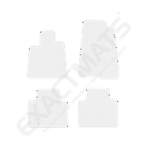 ExactMats - Premium Clear Overlay Floor Mats, Made In USA - Fits Honda Accord 2018-2022 / 2 Front & 2 Rear Mats