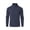 Blue, variant on men's Quilted Half-Zip Pullover Long Sleeve Stand Collar Casual Sweatshirt - Soft Comfortable Daily Wear Fall Winter Fashion Tops Dark Gray L