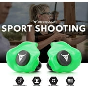 Decibullz Custom Molded Earplugs Pro Pack, One Size - Green Bundle